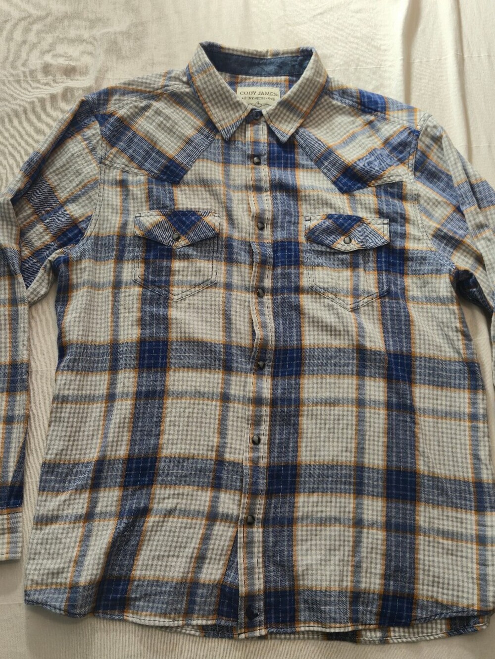 Cody James Authentic Western Plaid Shirt XL